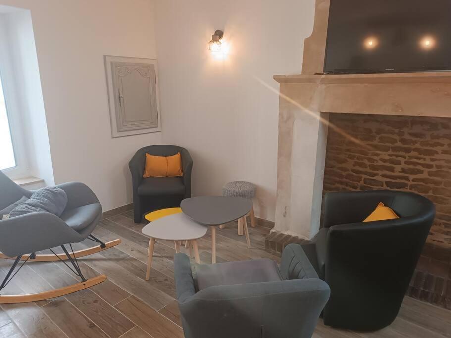Les Deux Pieds Sous La Couette Villa Saint-Aubin-Sur-Mer  Exterior photo